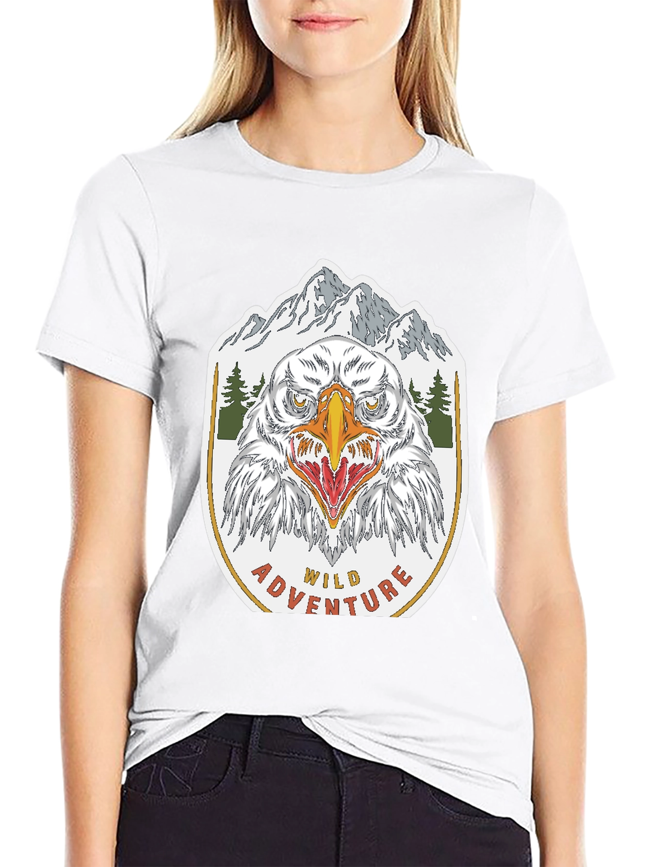 Wild Adventure Eagle Graphic T-Shirt