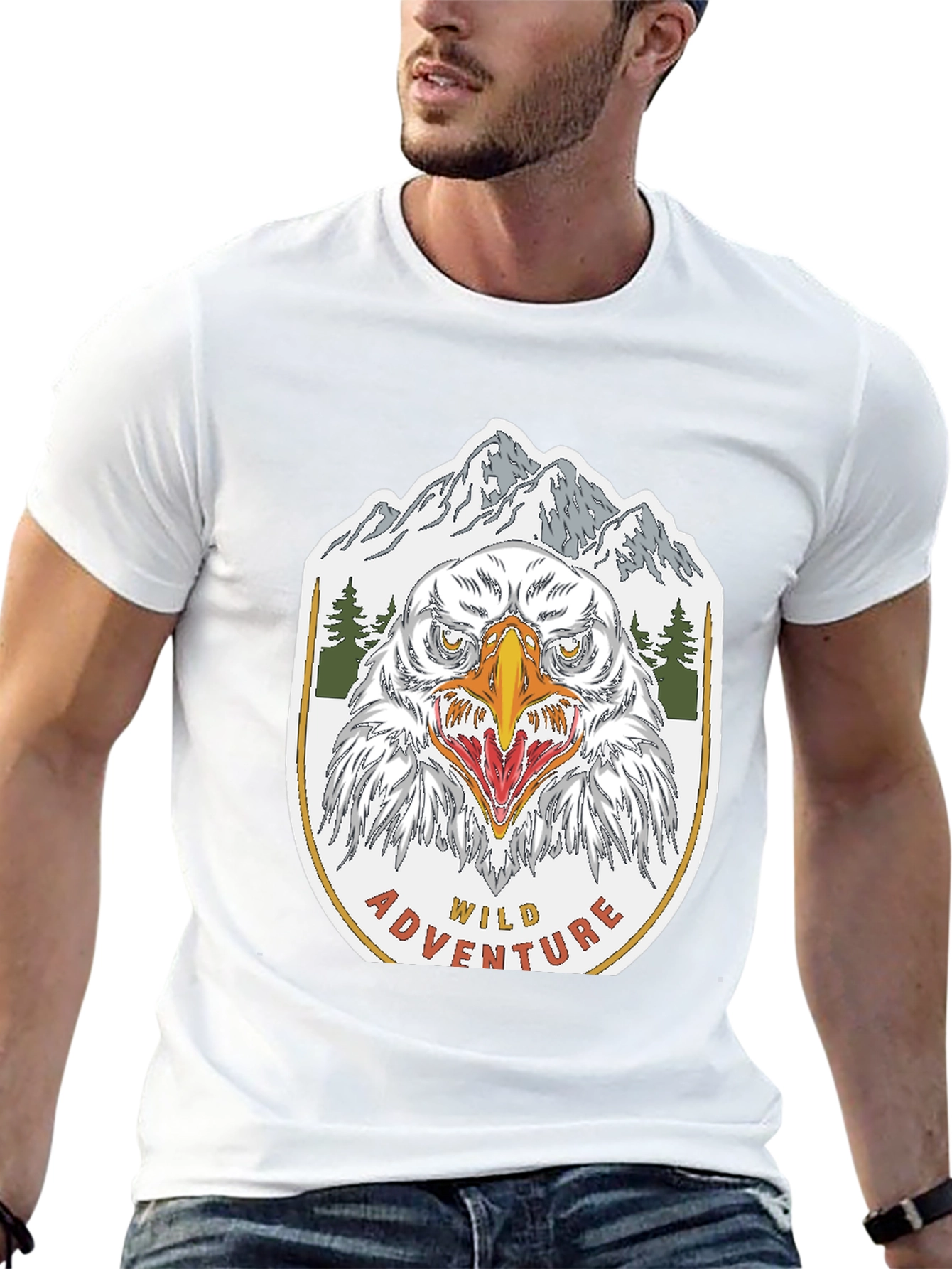 Wild Adventure Eagle Graphic T-Shirt