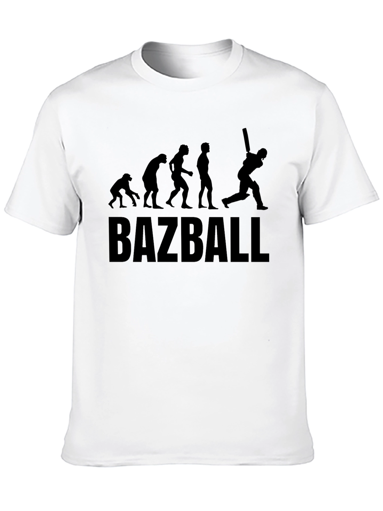 BAZBALL Evolution T-Shirt - Cricket Fan Apparel
