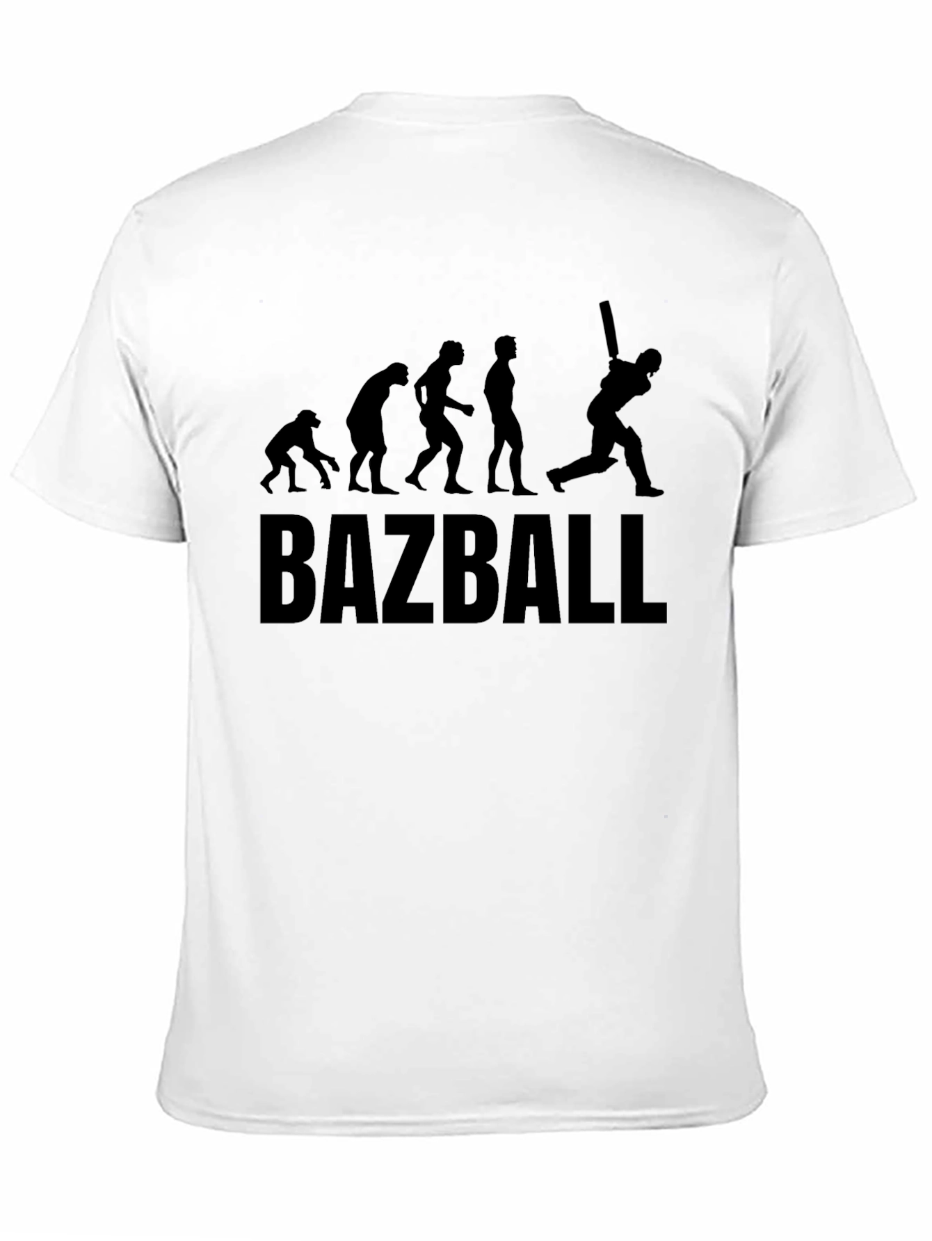 BAZBALL Evolution T-Shirt - Cricket Fan Apparel