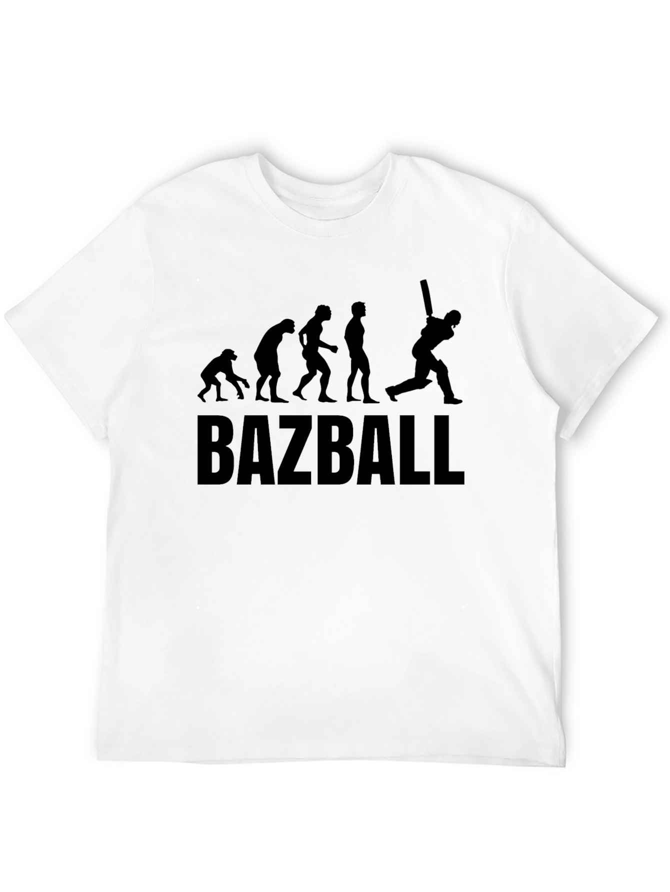 BAZBALL Evolution T-Shirt - Cricket Fan Apparel