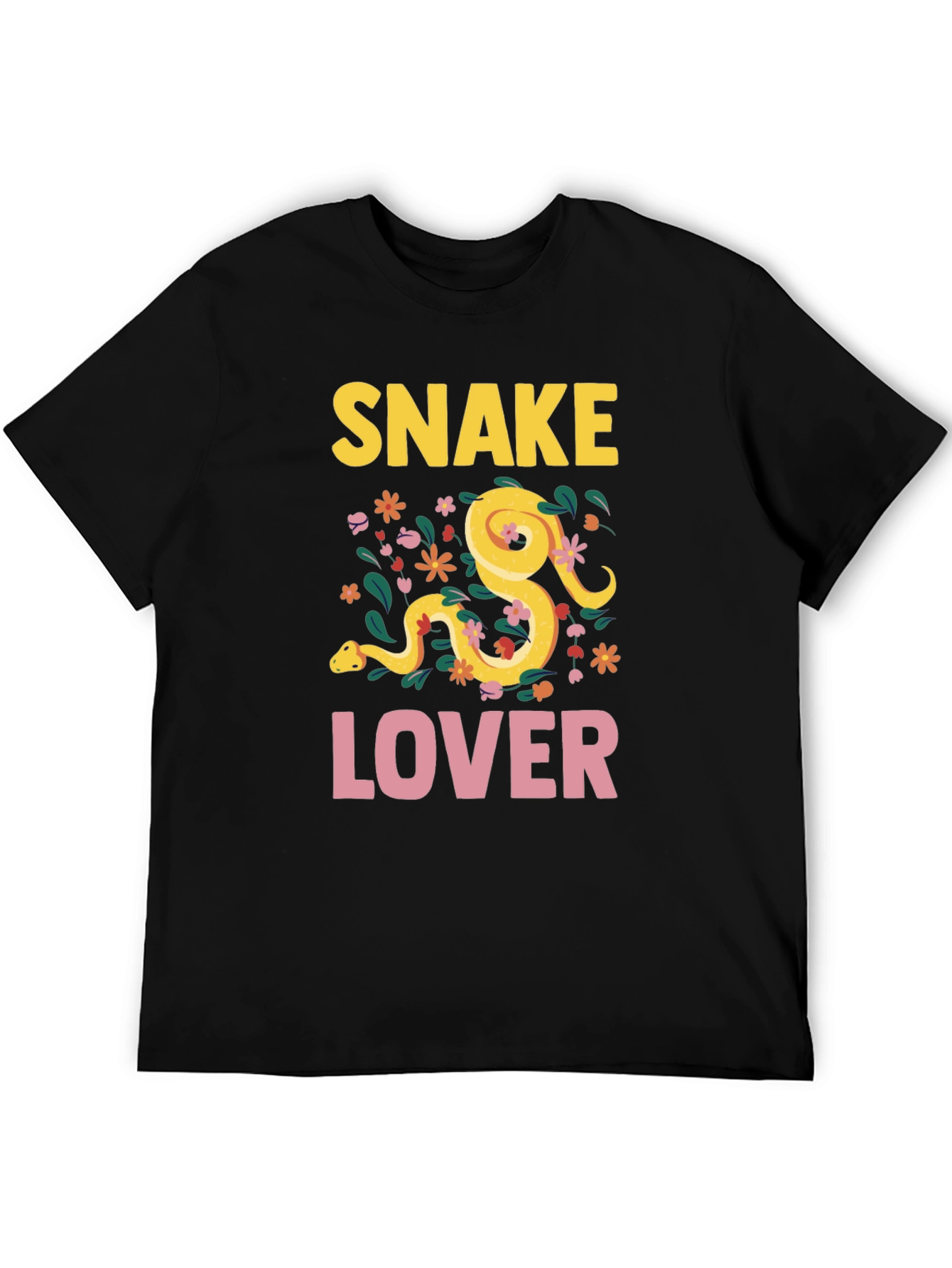 Snake Lover Graphic T-Shirt - Novelty Tee