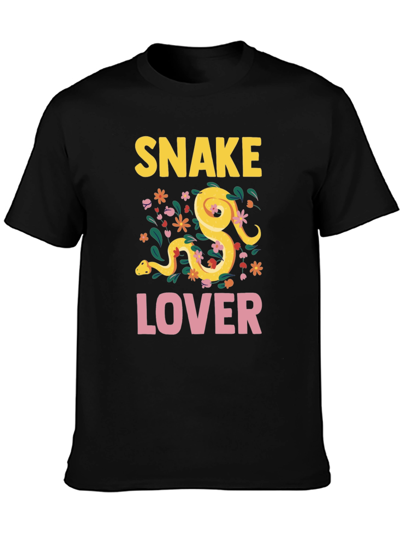 Snake Lover Graphic T-Shirt - Novelty Tee