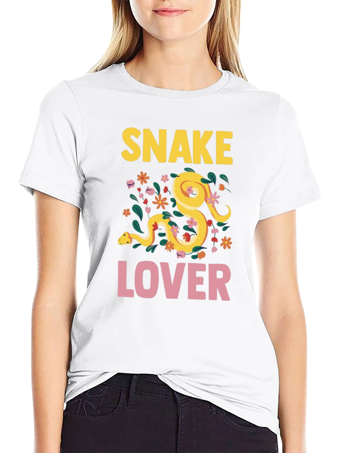 Snake Lover Graphic T-Shirt - Novelty Tee