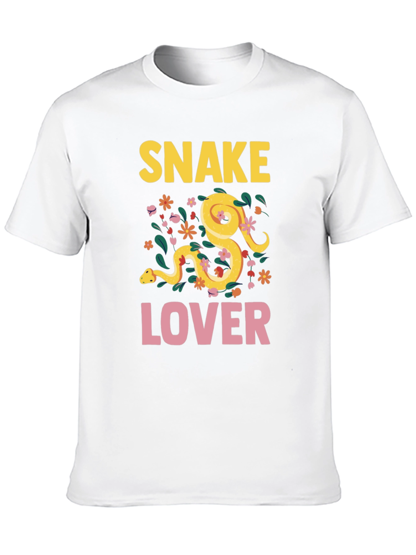 Snake Lover Graphic T-Shirt - Novelty Tee