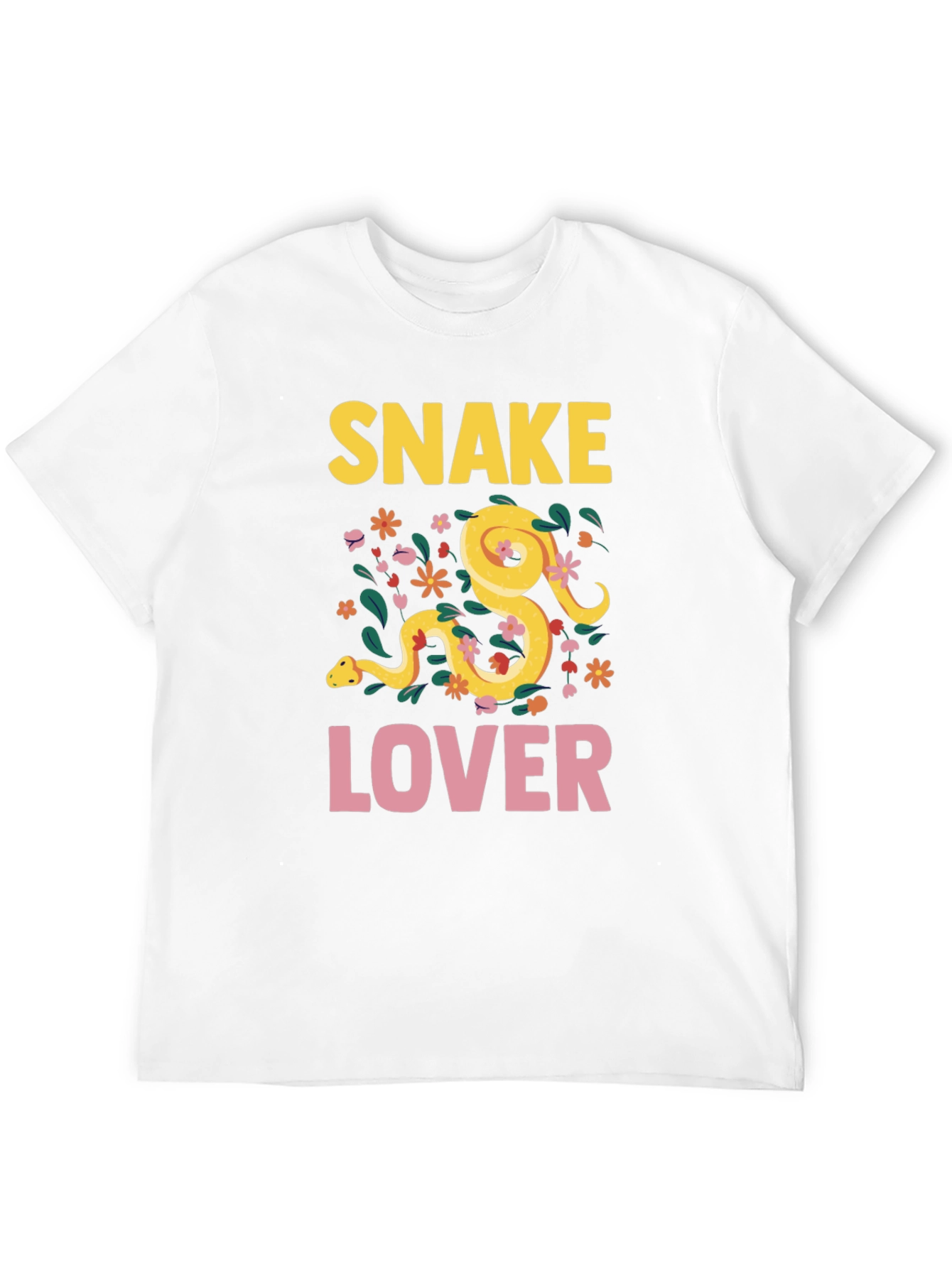 Snake Lover Graphic T-Shirt - Novelty Tee