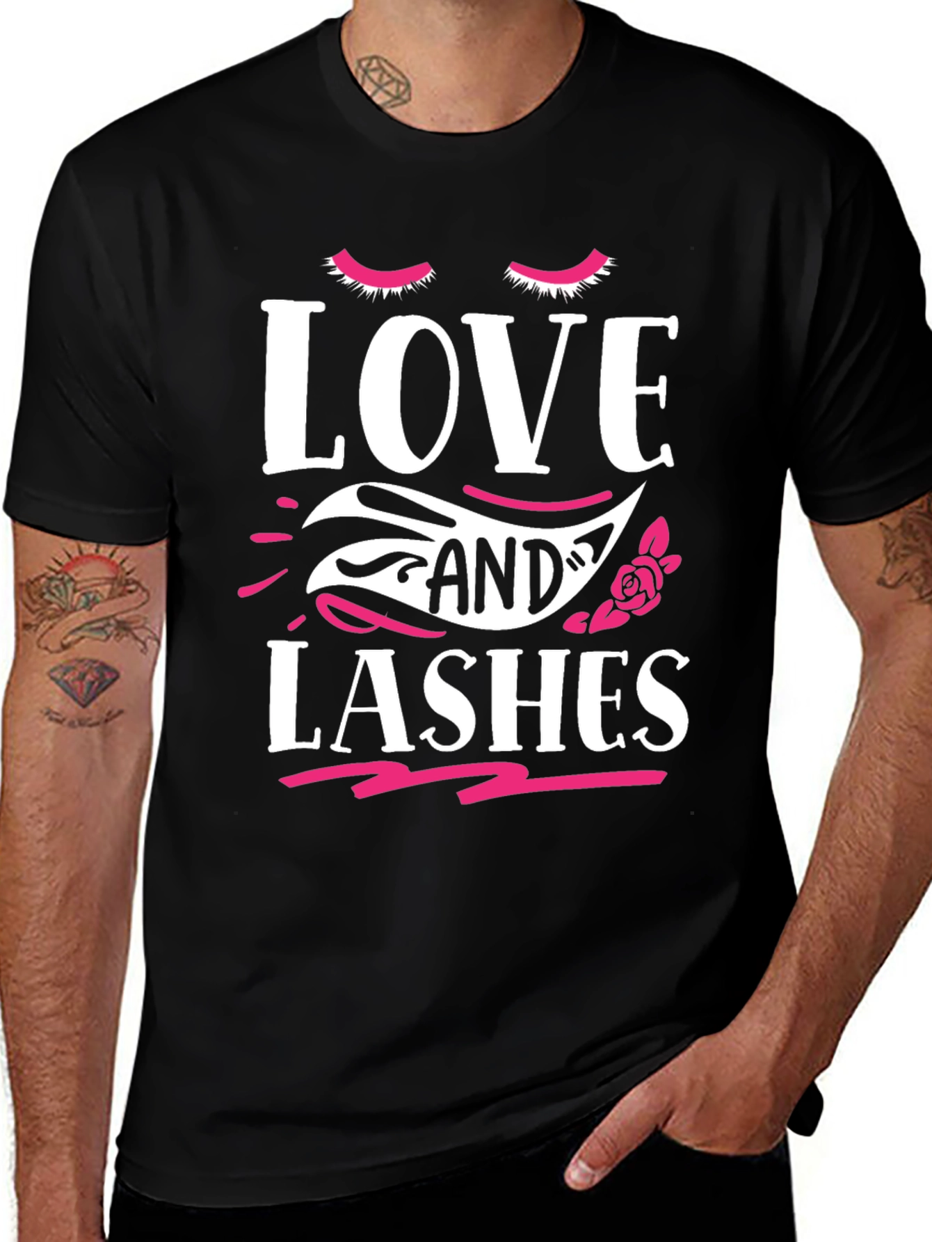 Love and Lashes Graphic Tee