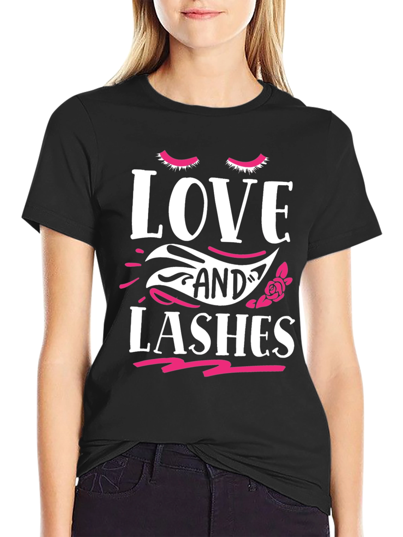 Love and Lashes Graphic Tee