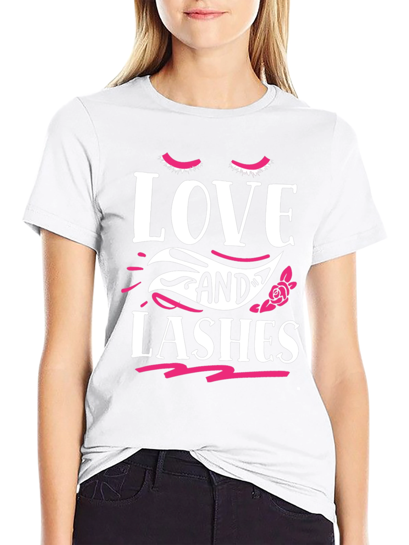 Love and Lashes Graphic Tee