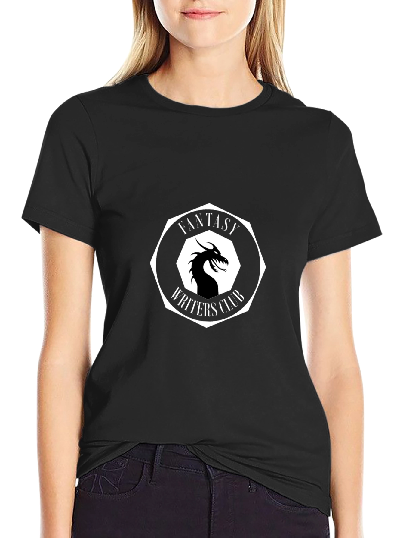 Fantasy Writers Club Black T-Shirt