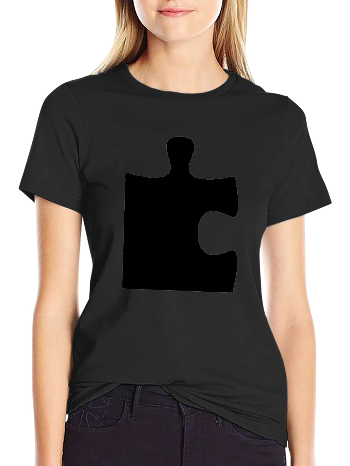 Puzzle Piece Graphic T-Shirt - Autism Awareness Tee