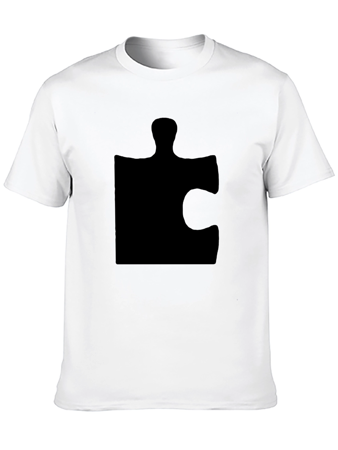 Puzzle Piece Graphic T-Shirt - Autism Awareness Tee