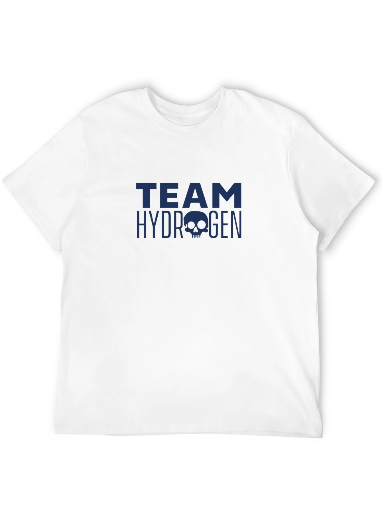 Team Hydrogen Skull Graphic Black T-Shirt
