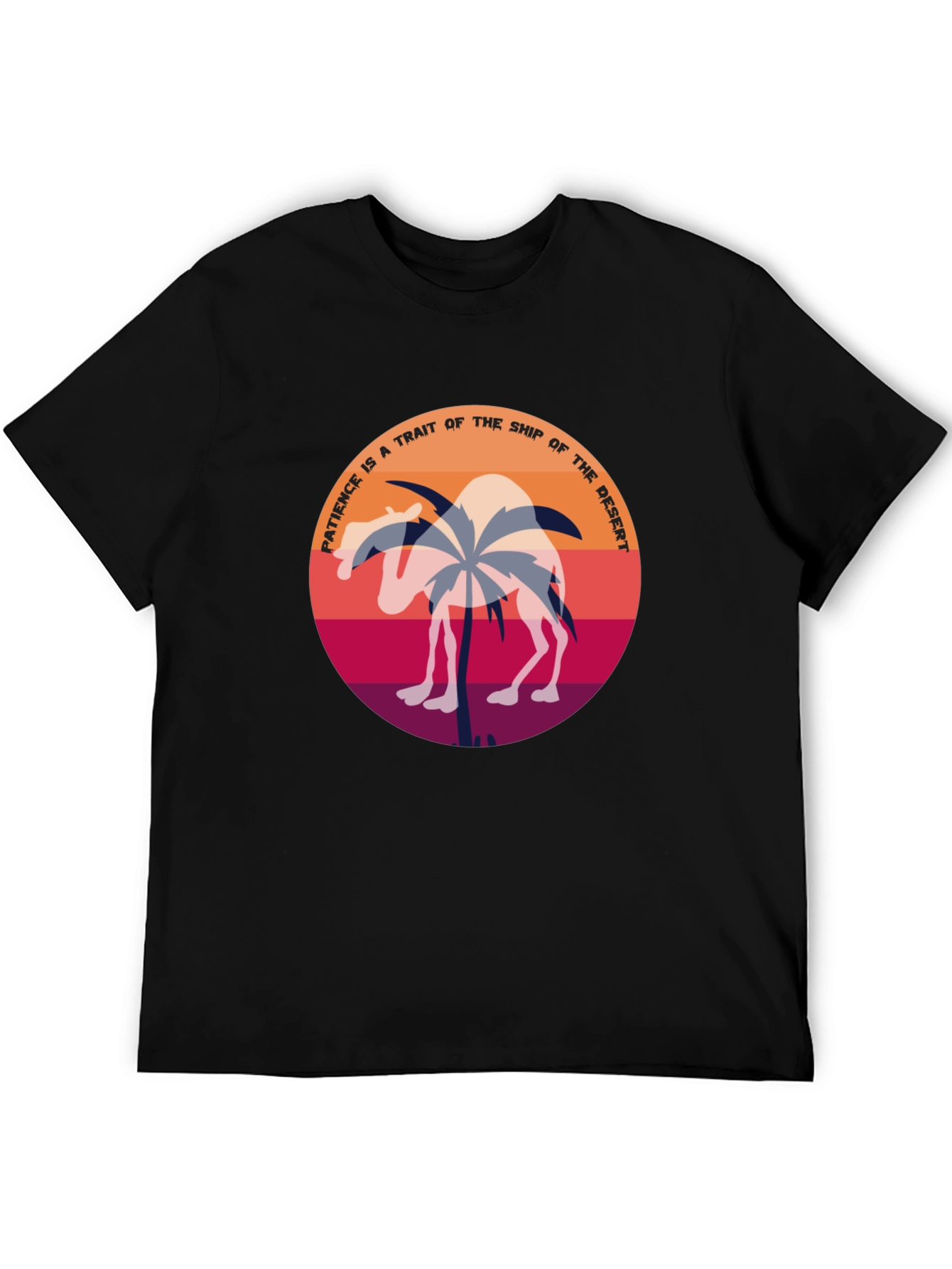 Patience Desert Camel T-Shirt - Unique Graphic Tee