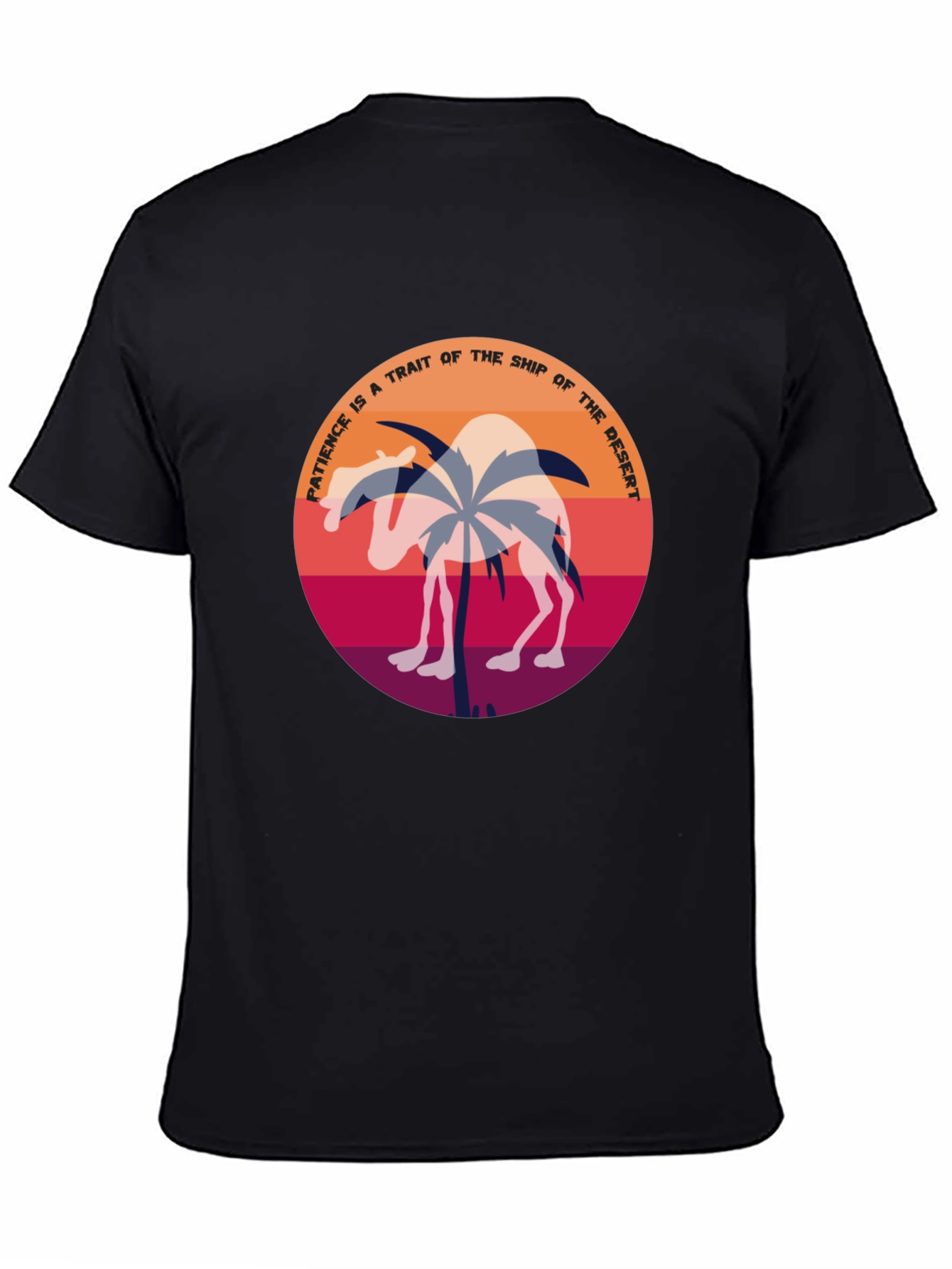 Patience Desert Camel T-Shirt - Unique Graphic Tee