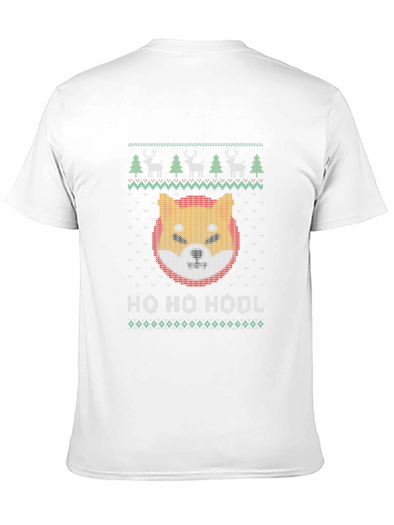Shiba Inu HODL Ugly Christmas Sweater T-Shirt