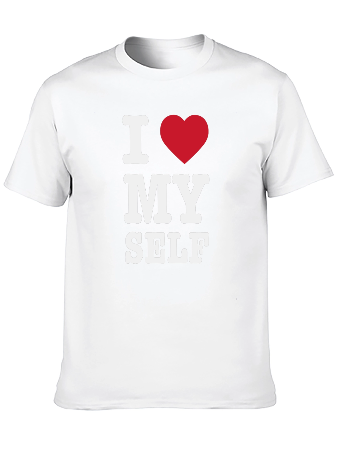 I Heart Myself Black T-Shirt - Bold Statement Tee