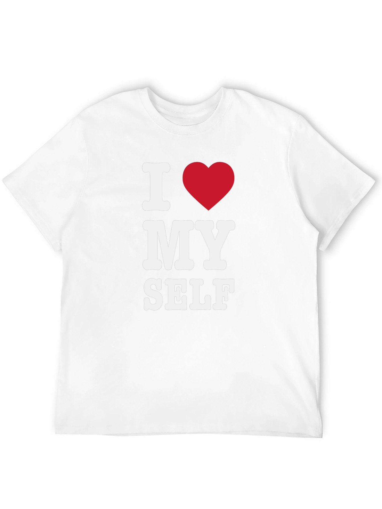 I Heart Myself Black T-Shirt - Bold Statement Tee