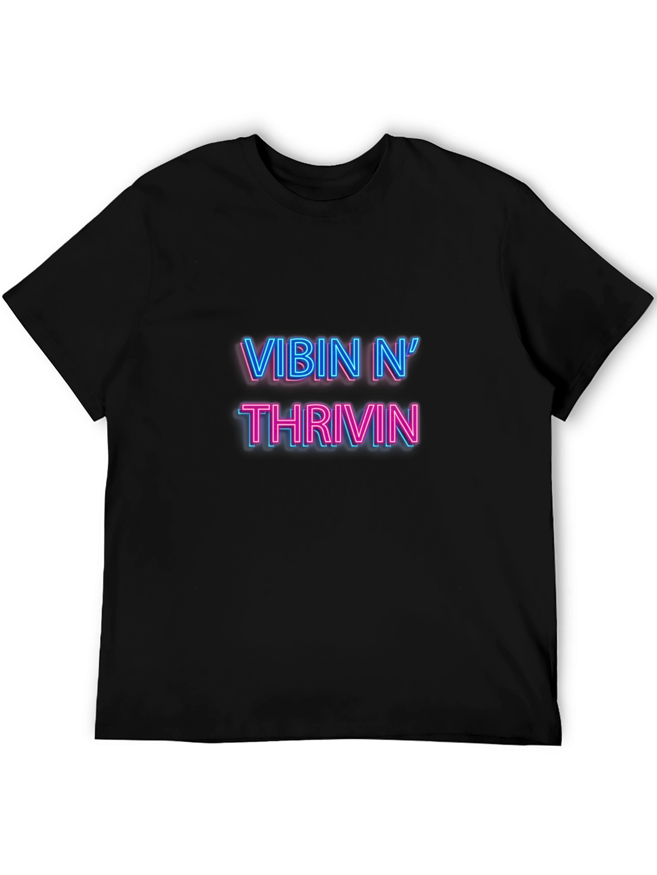 Vibin N Thrivin Black T-Shirt