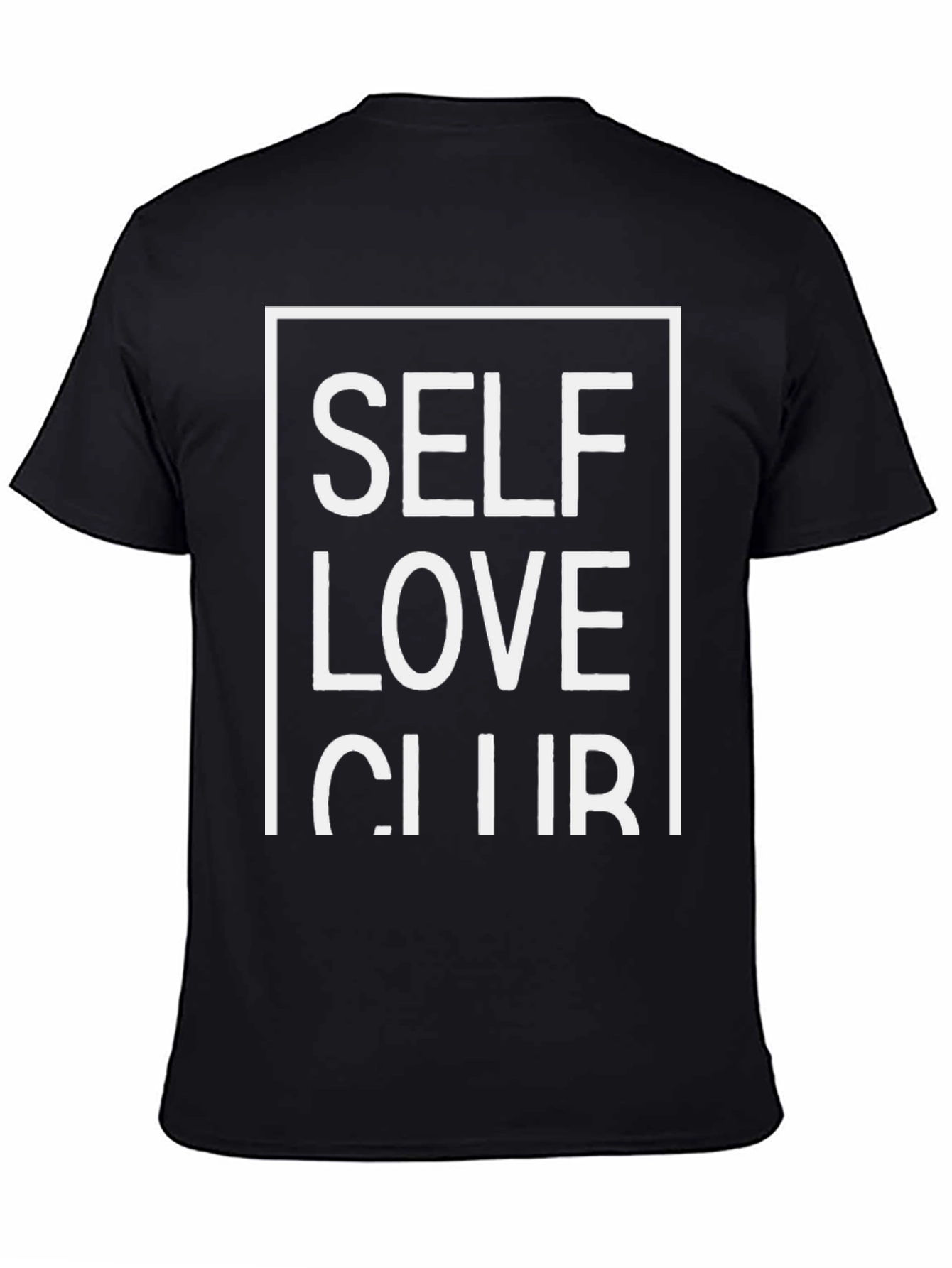 Self Love Club Black Graphic T-Shirt