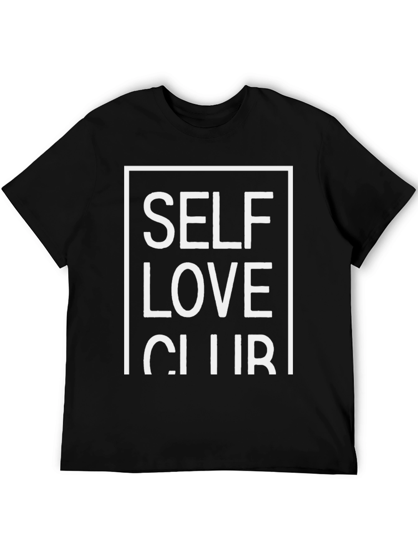 Self Love Club Black Graphic T-Shirt