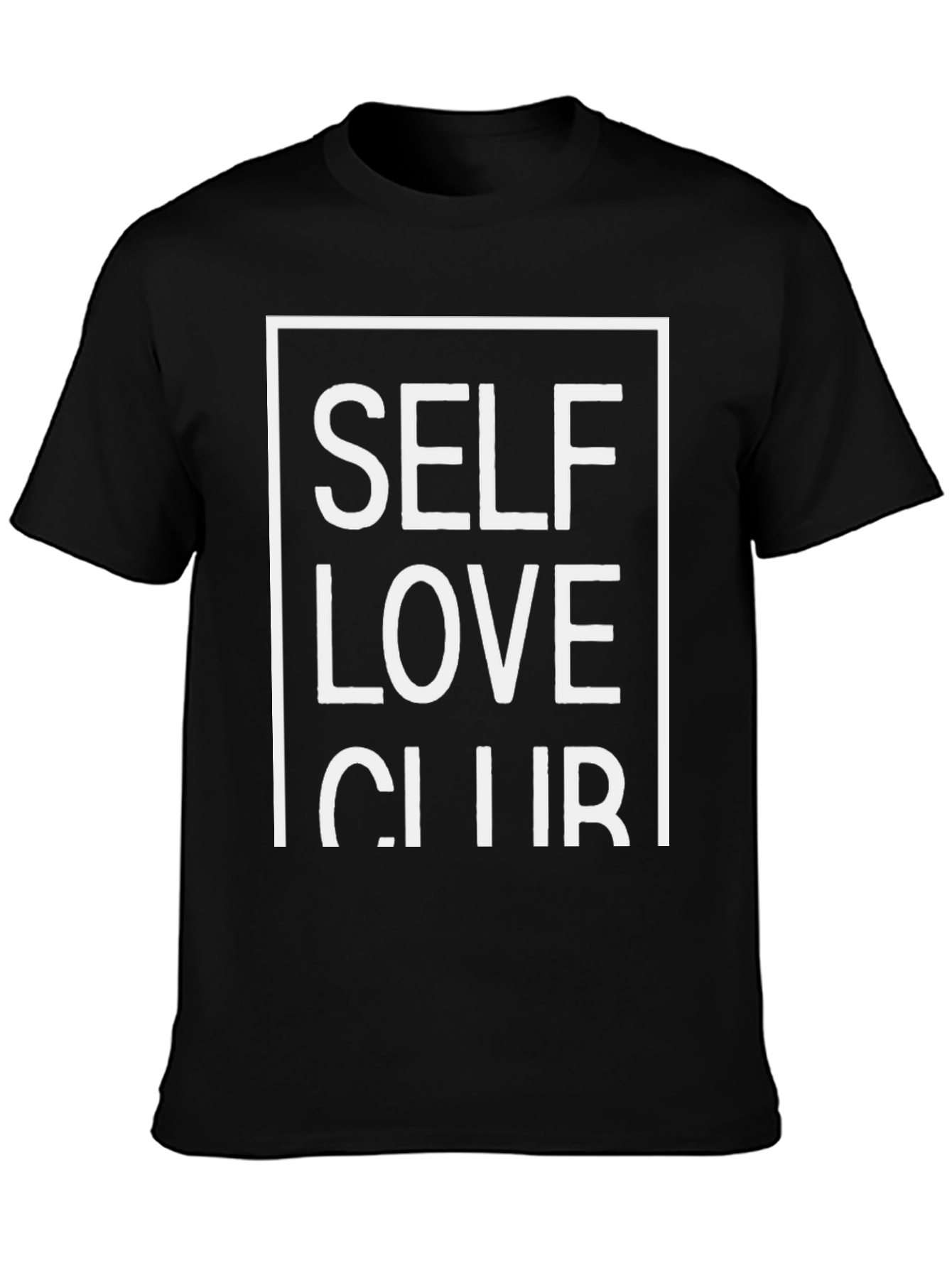 Self Love Club Black Graphic T-Shirt