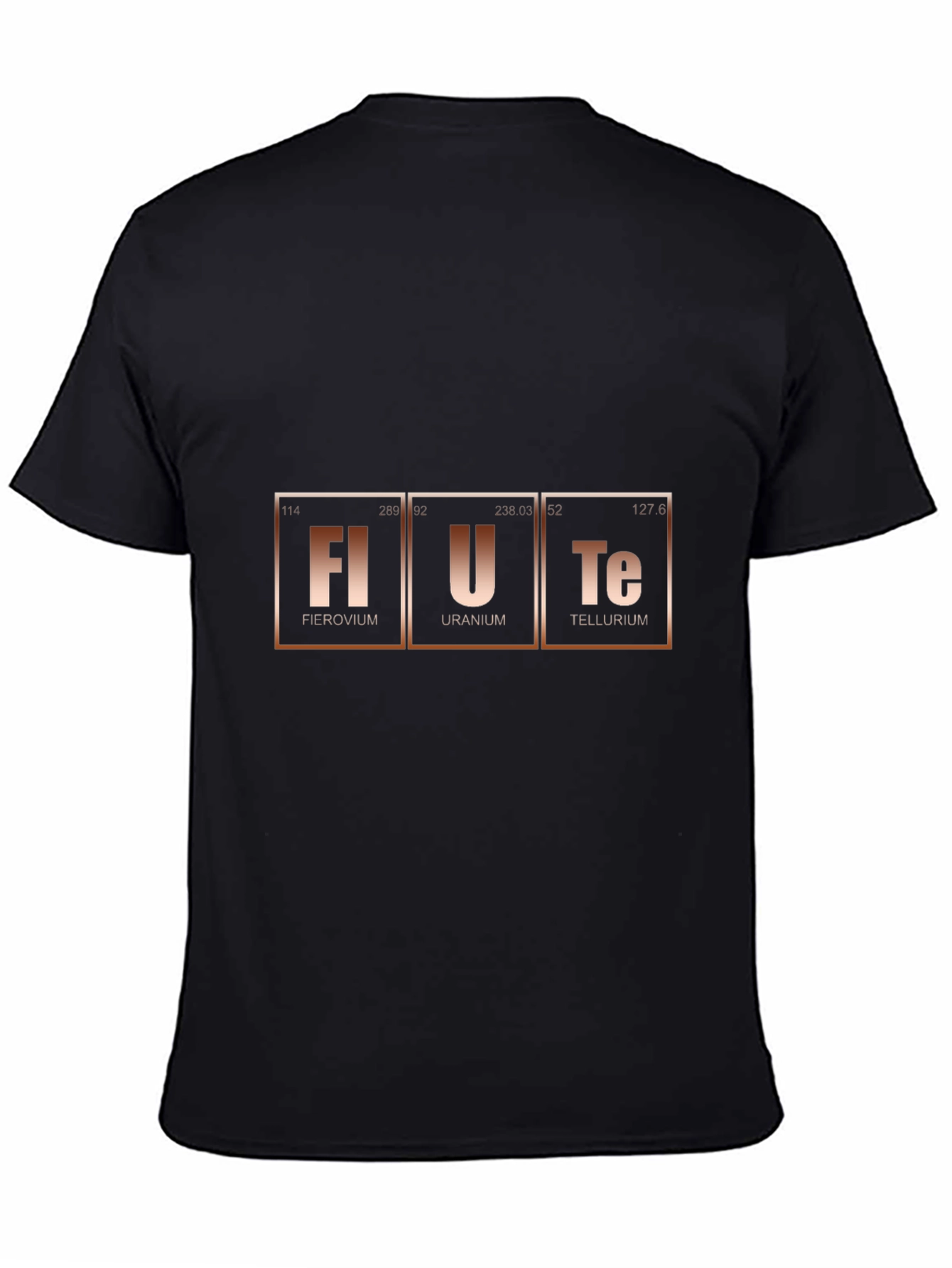 FLUTE Periodic Table Black T-Shirt