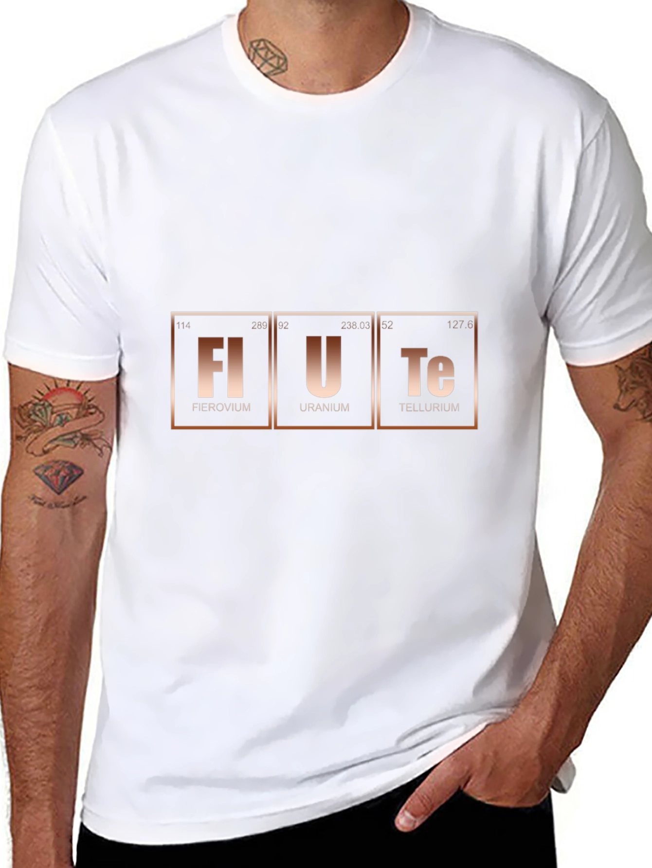 FLUTE Periodic Table Black T-Shirt