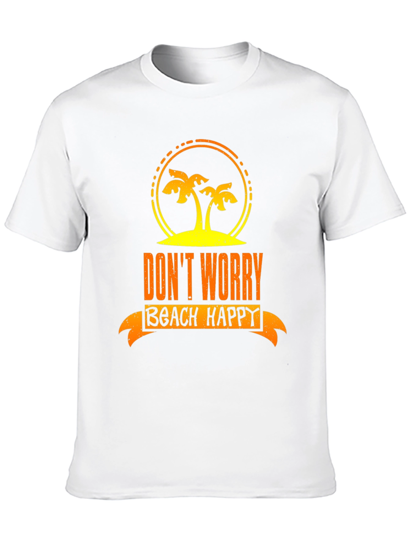 Dont Worry Beach Happy Graphic T-Shirt