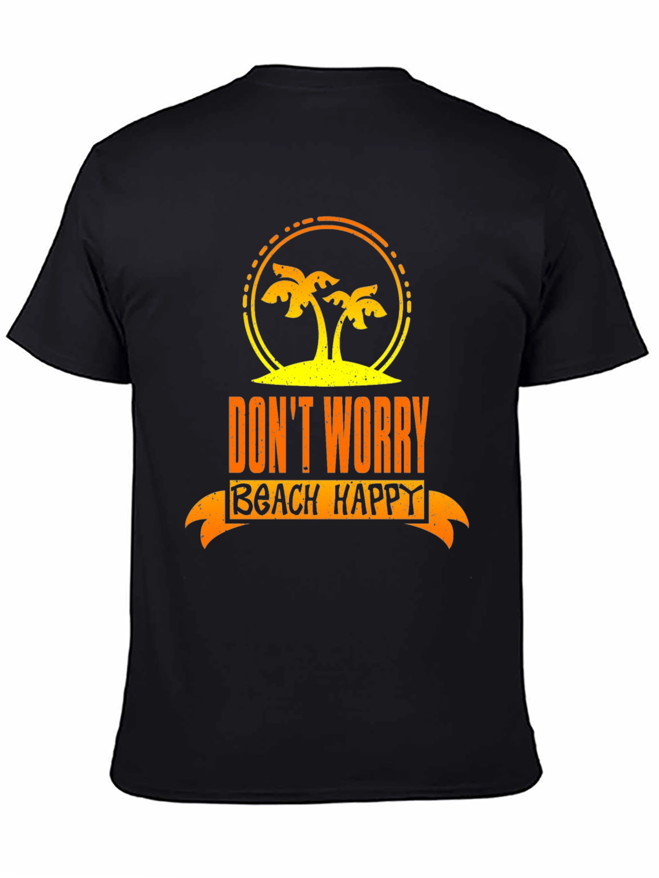 Dont Worry Beach Happy Graphic T-Shirt