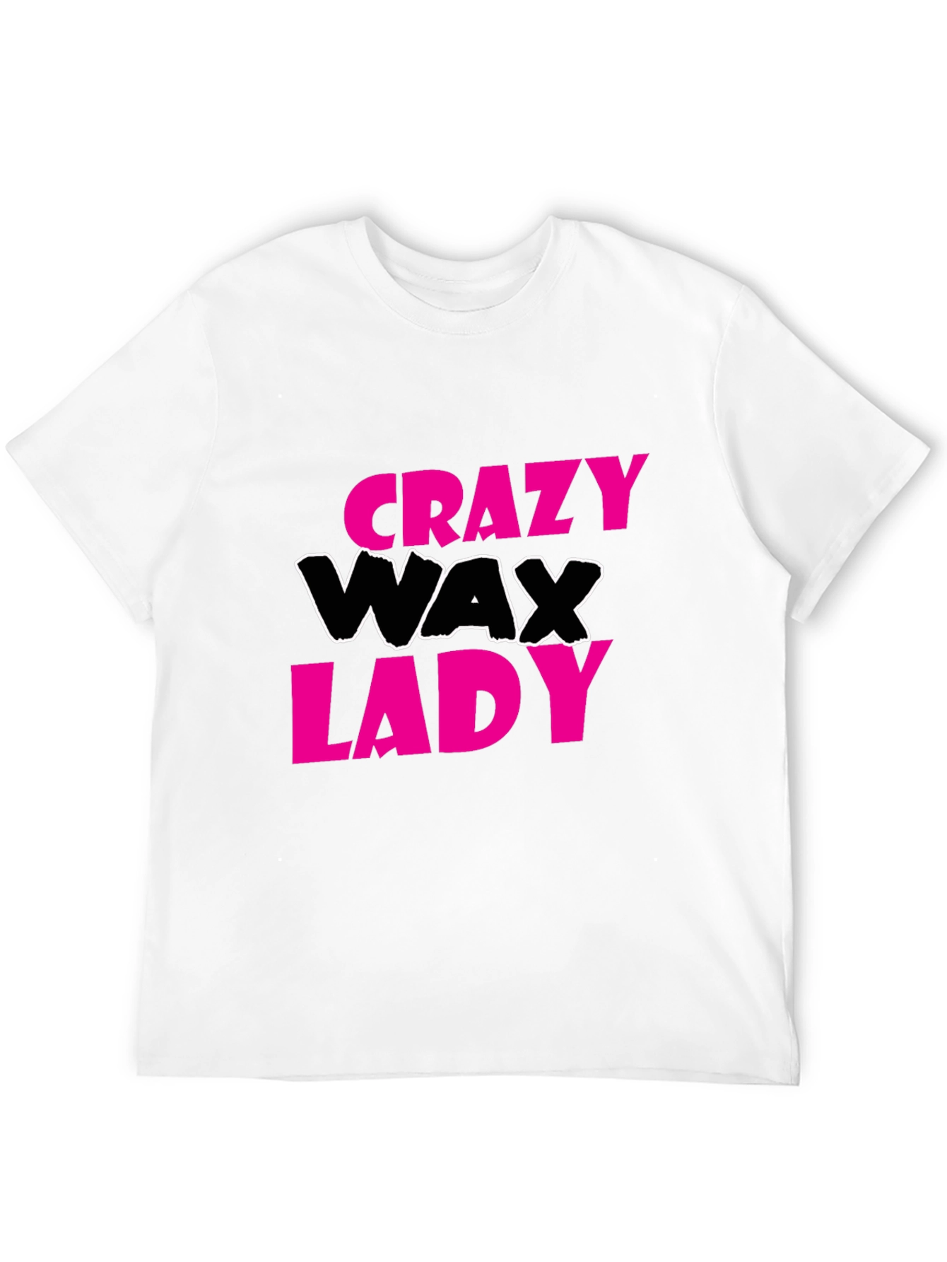 Crazy Wax Lady Graphic Tee - Black T-Shirt
