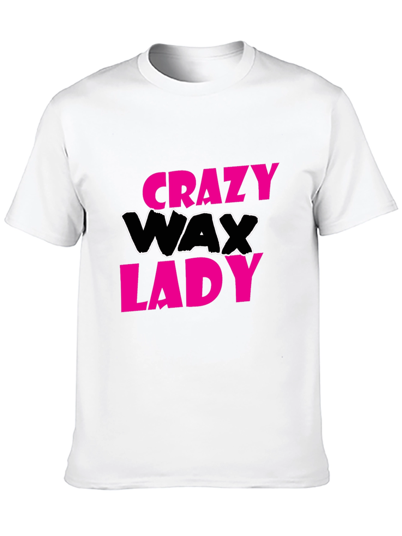 Crazy Wax Lady Graphic Tee - Black T-Shirt