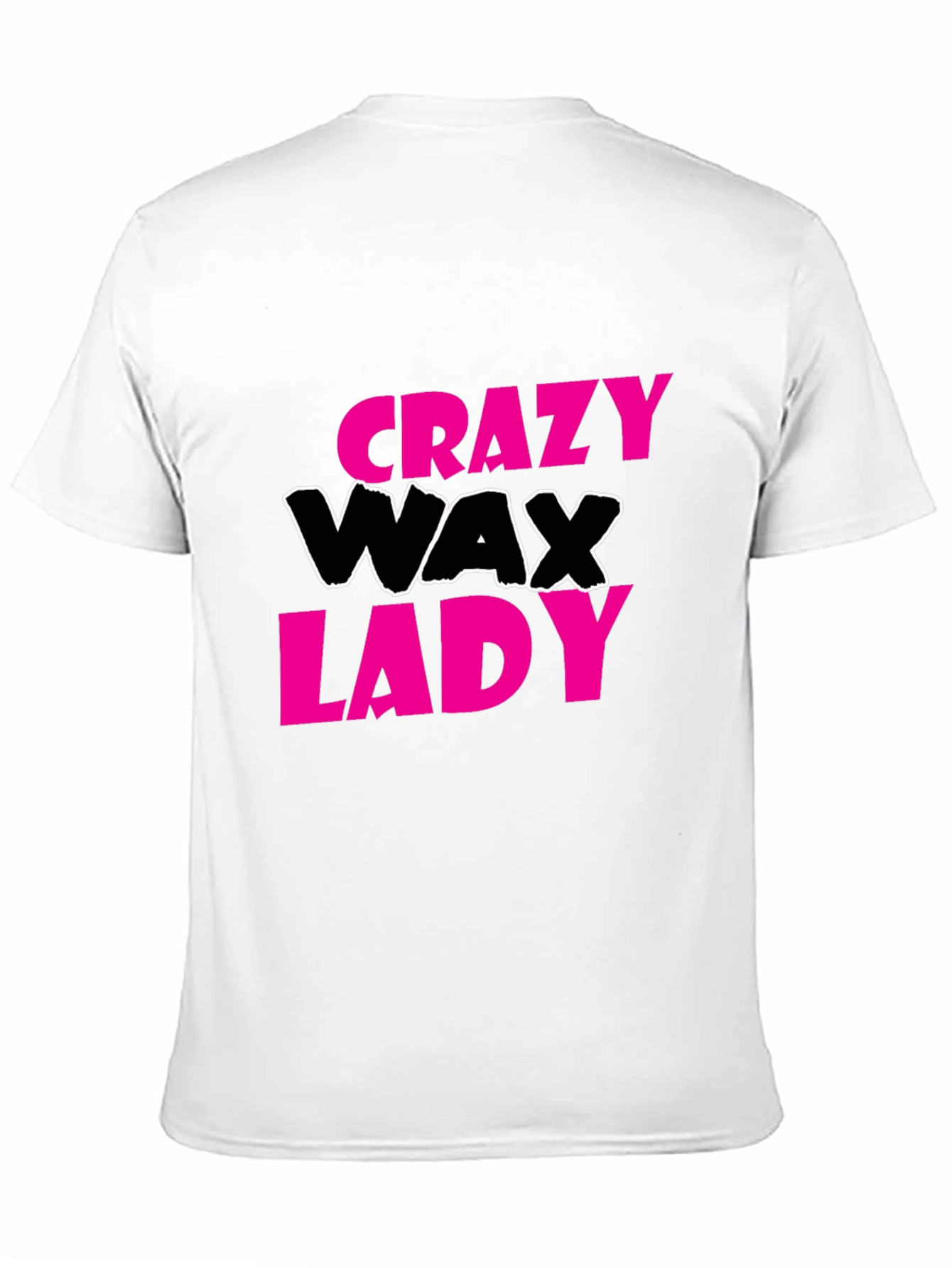Crazy Wax Lady Graphic Tee - Black T-Shirt
