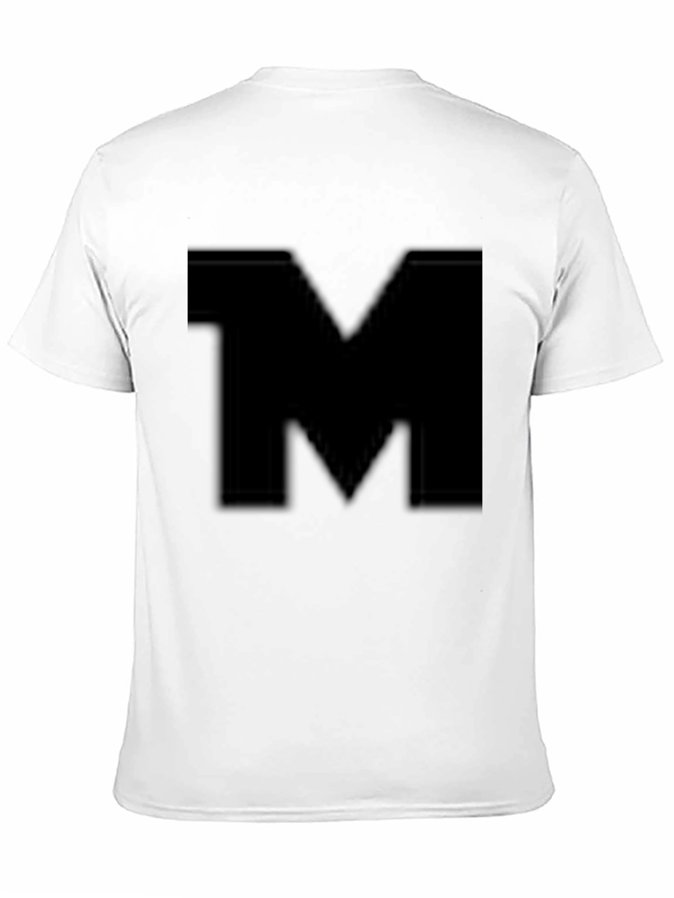 Bold M Black T-Shirt - Stylish Casual Wear