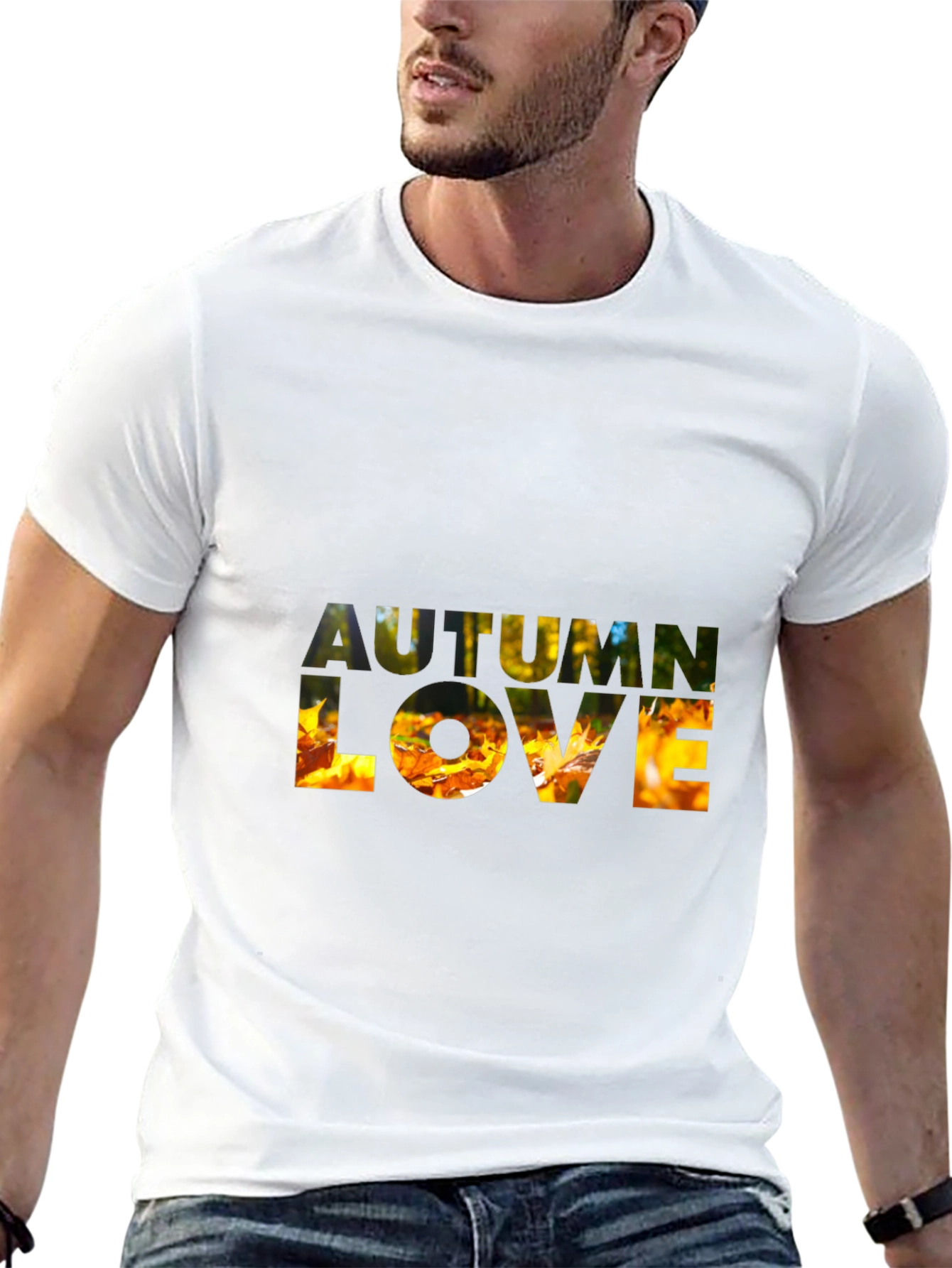 Autumn Love Graphic T-Shirt - Fall Season Tee