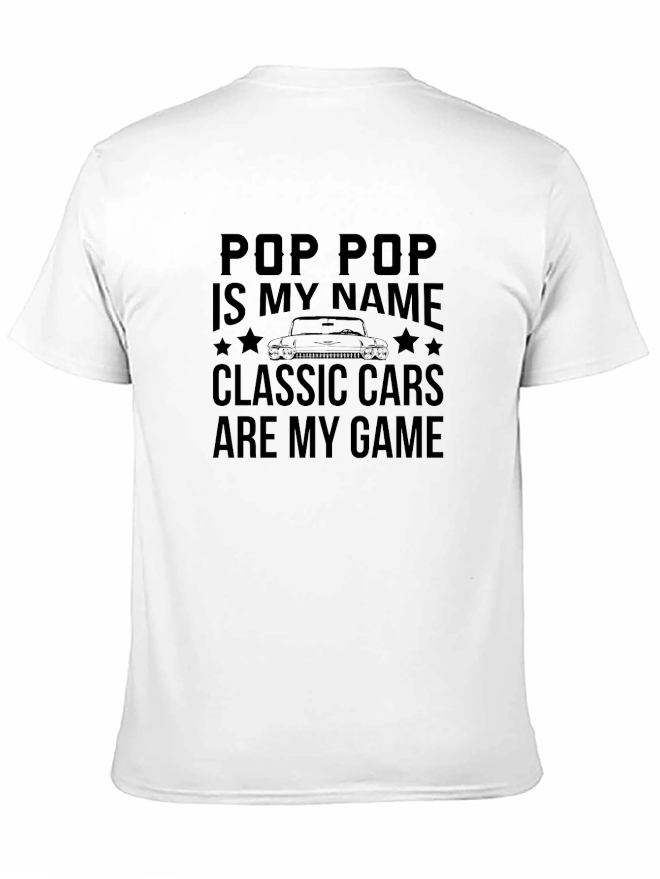 Pop Pop Classic Cars T-Shirt