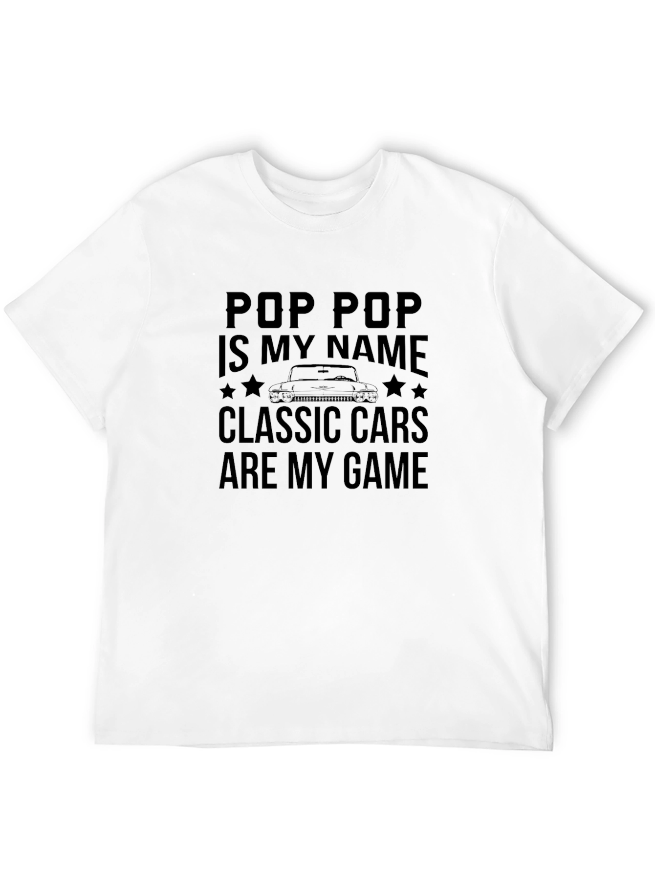 Pop Pop Classic Cars T-Shirt