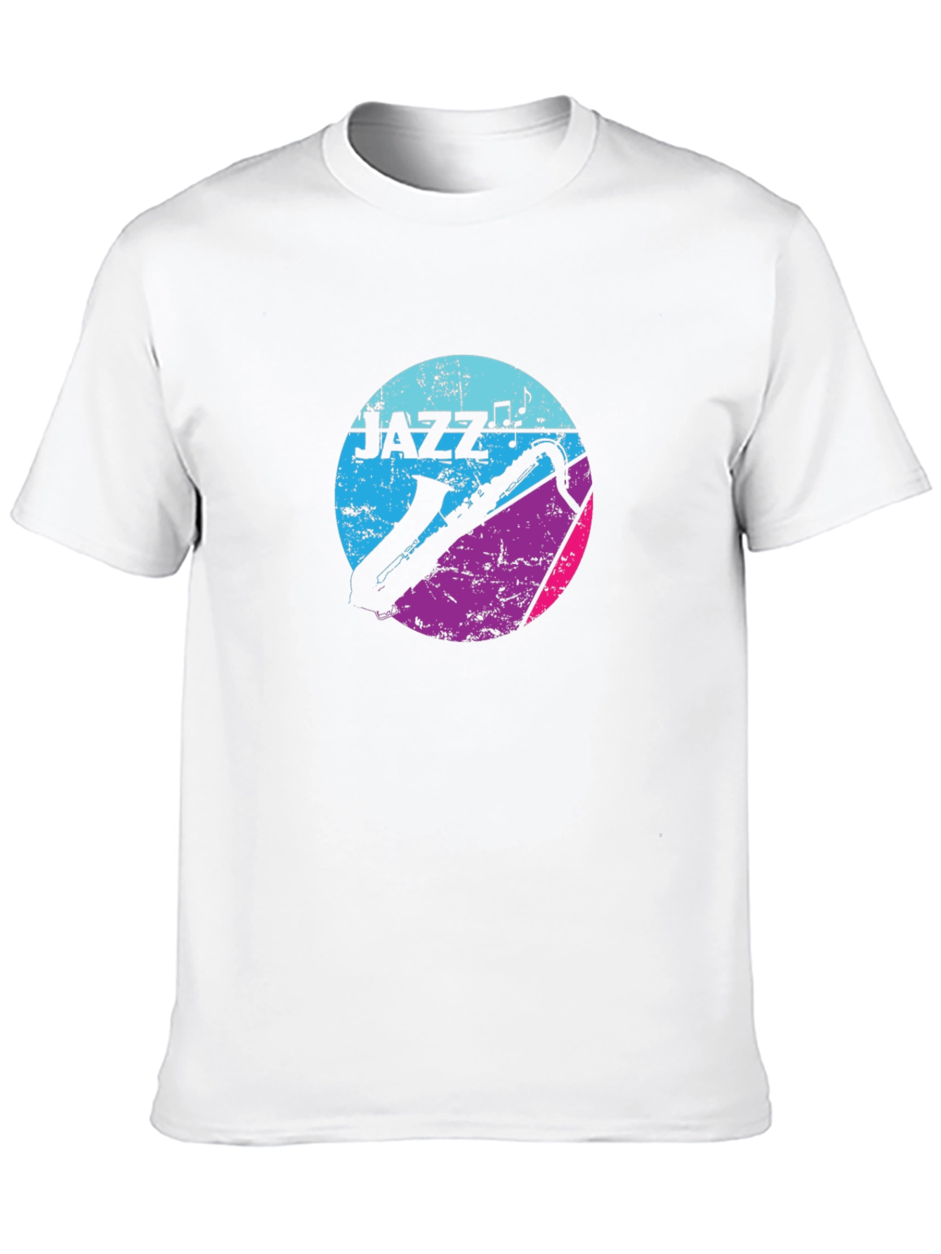 Jazz Music Graphic Tee - Saxophone Design