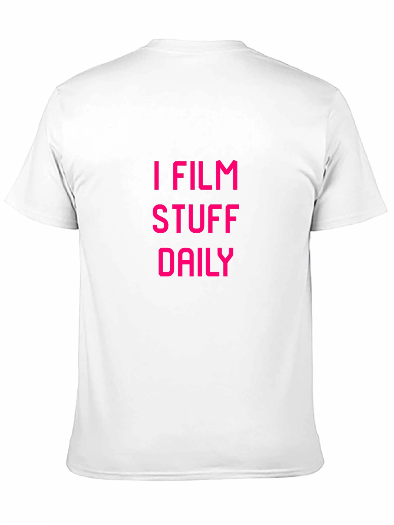 I Film Stuff Daily Black Graphic Tee