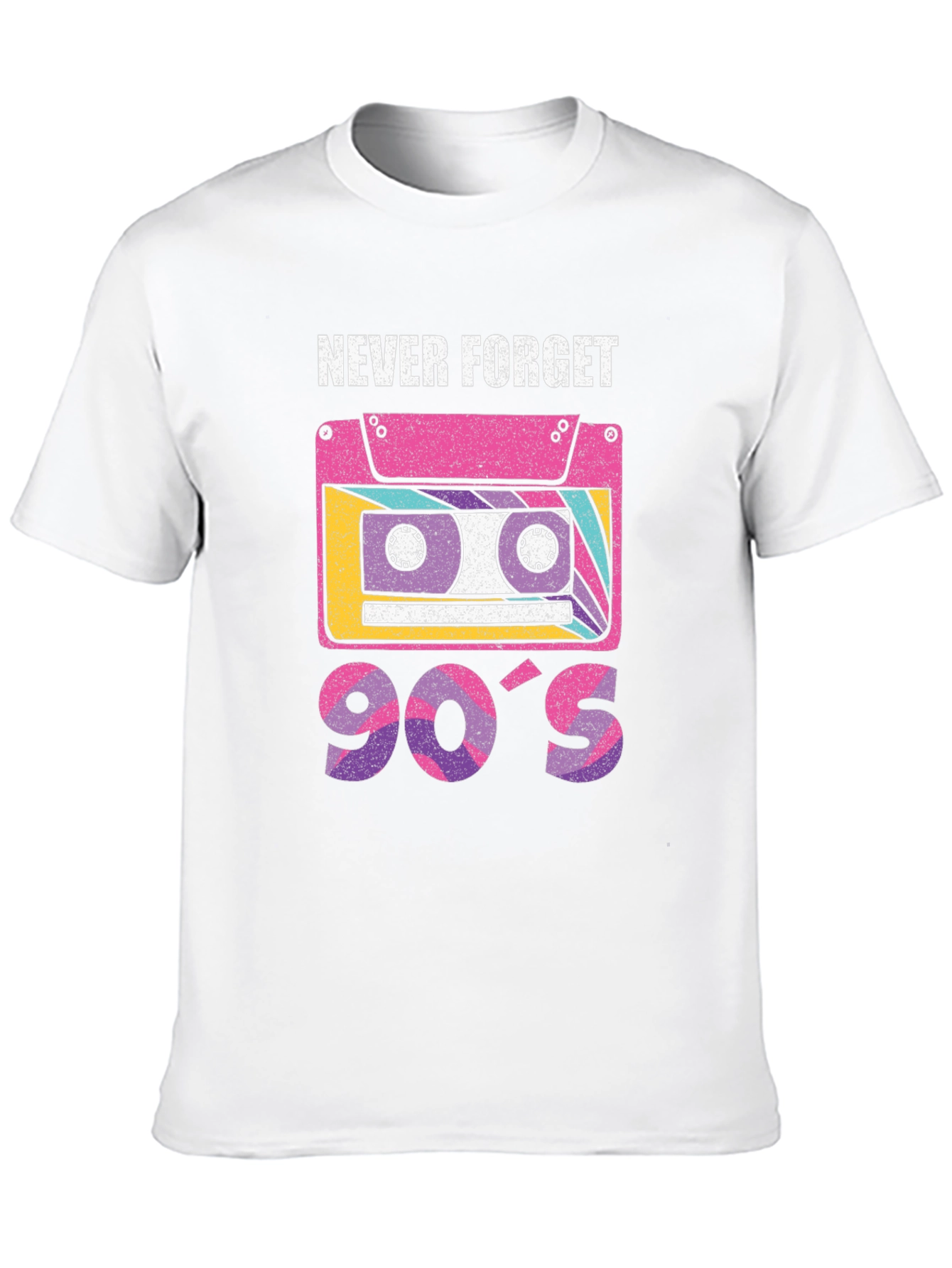 Never Forget 90s Retro Cassette T-Shirt