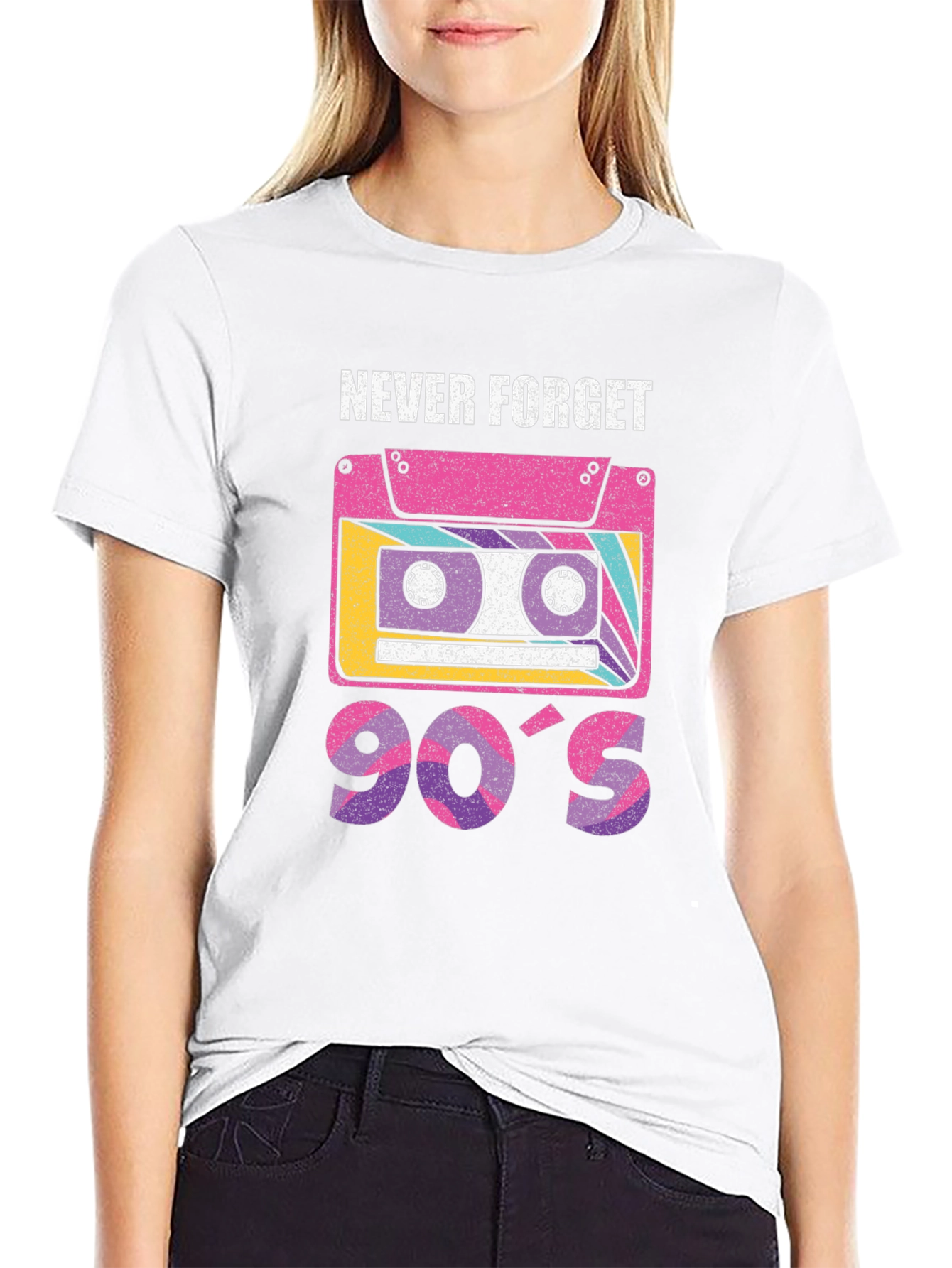 Never Forget 90s Retro Cassette T-Shirt