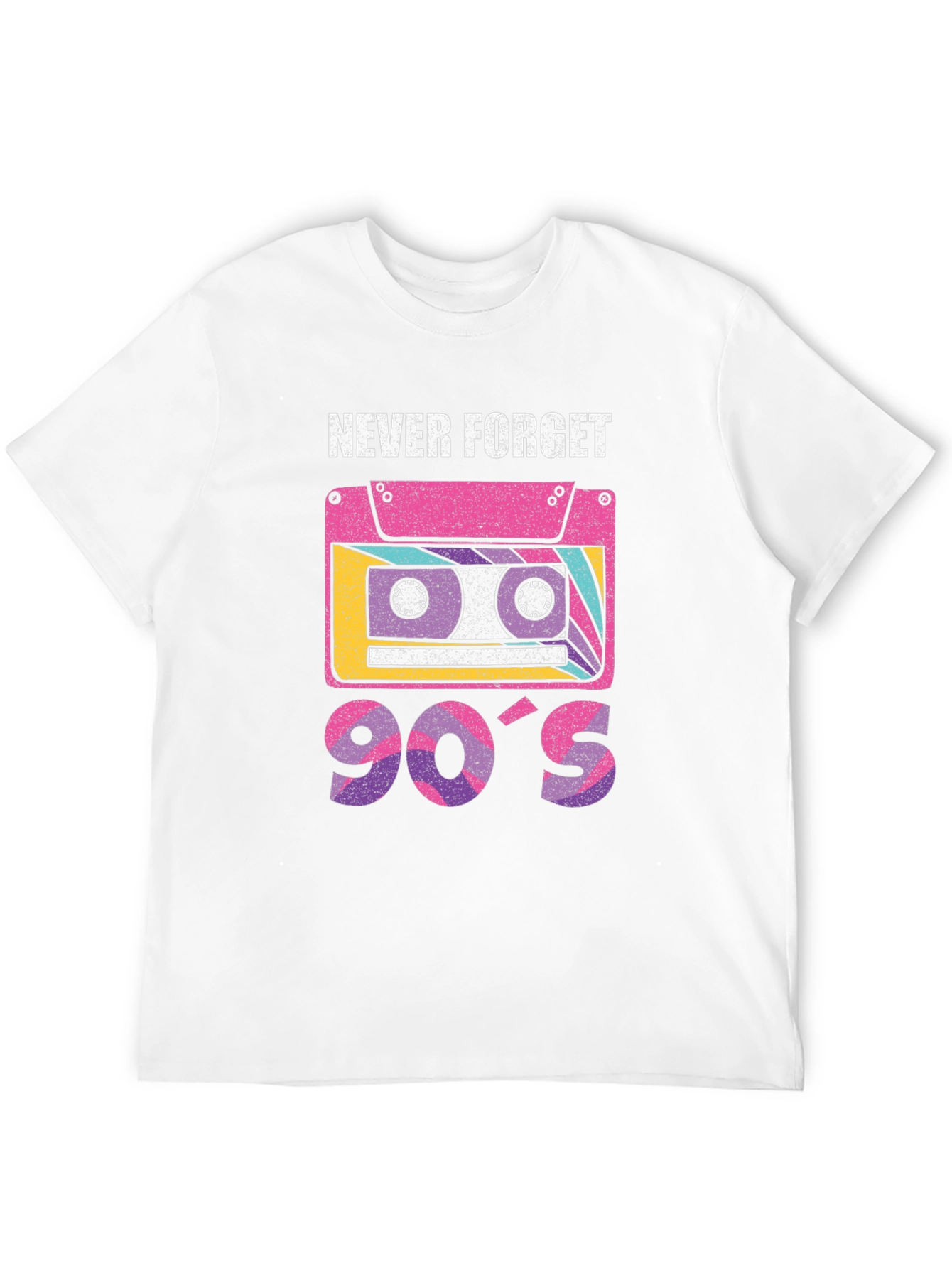 Never Forget 90s Retro Cassette T-Shirt