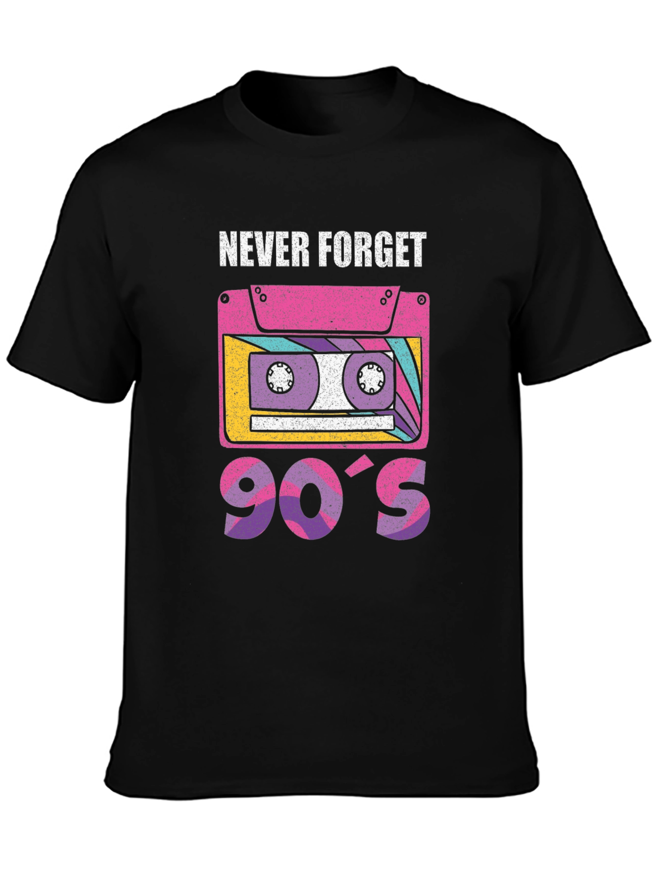 Never Forget 90s Retro Cassette T-Shirt