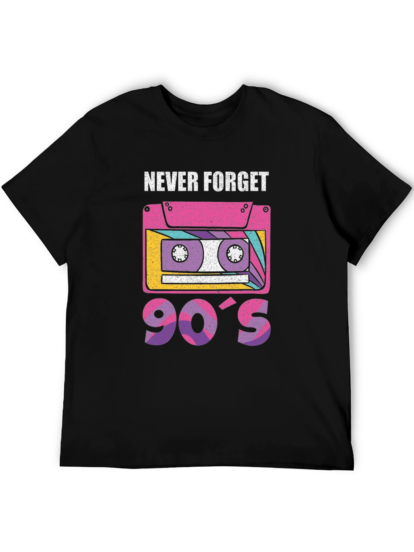 Never Forget 90s Retro Cassette T-Shirt