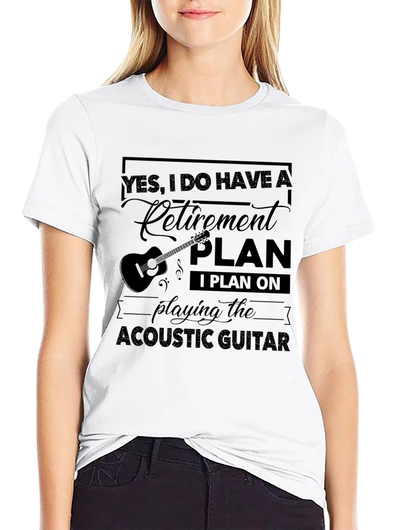 Guitar Retirement Plan T-Shirt Musician Gift