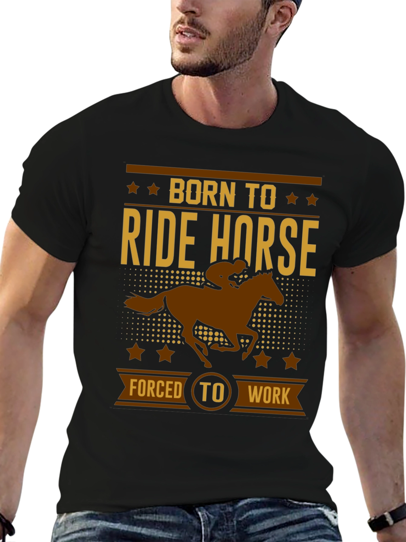 Born to Ride Horse Graphic Tee