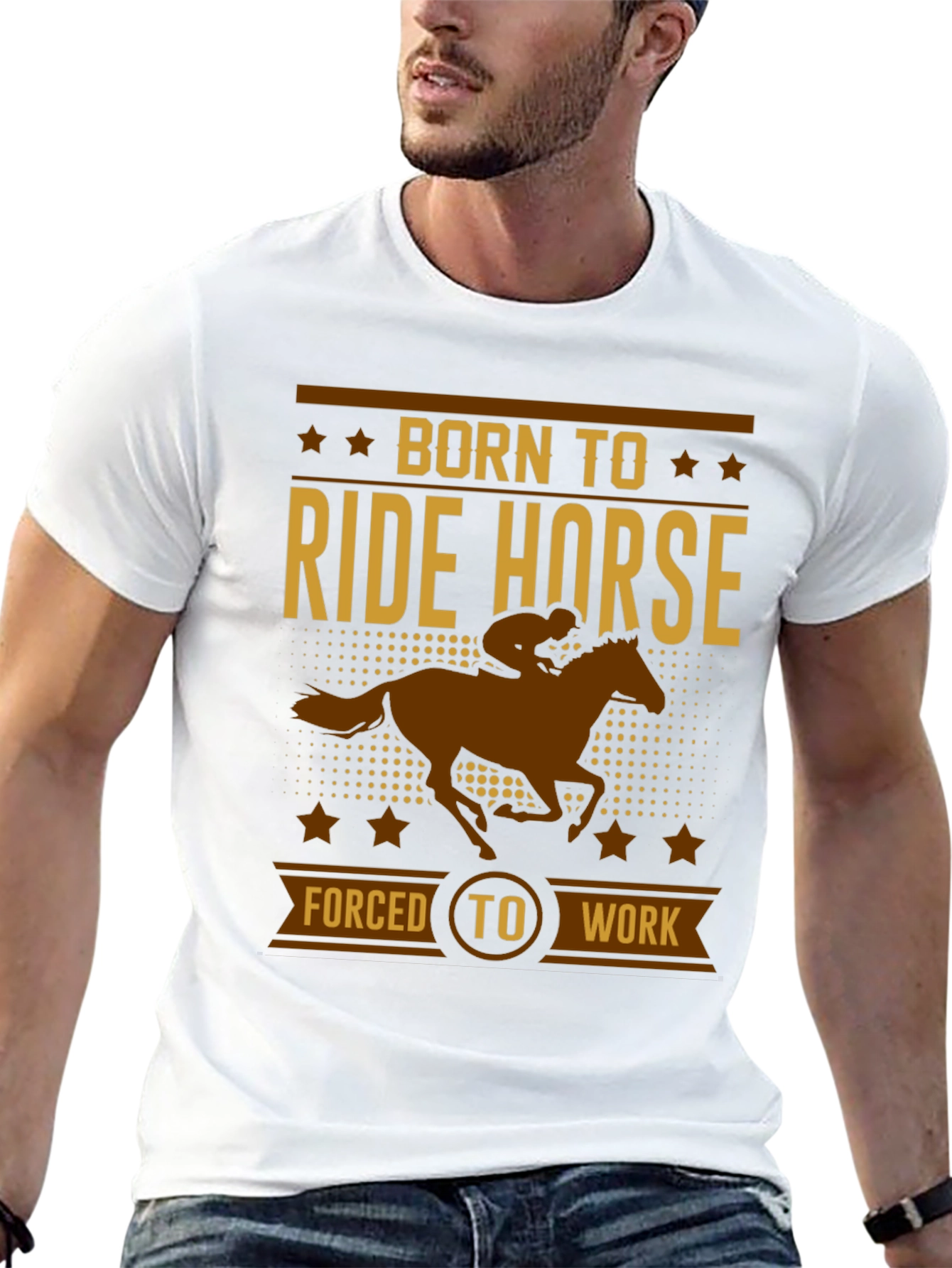 Born to Ride Horse Graphic Tee