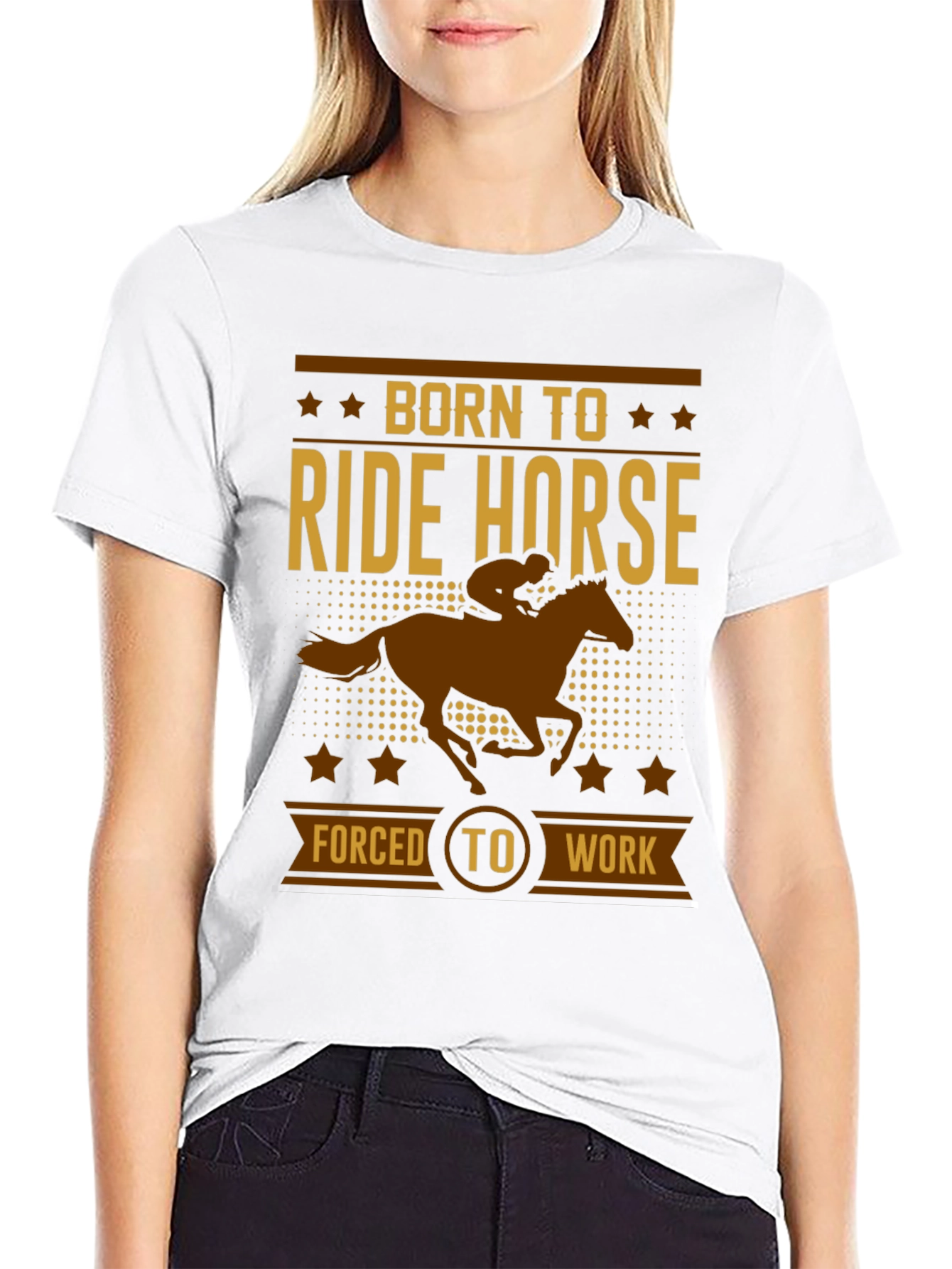 Born to Ride Horse Graphic Tee