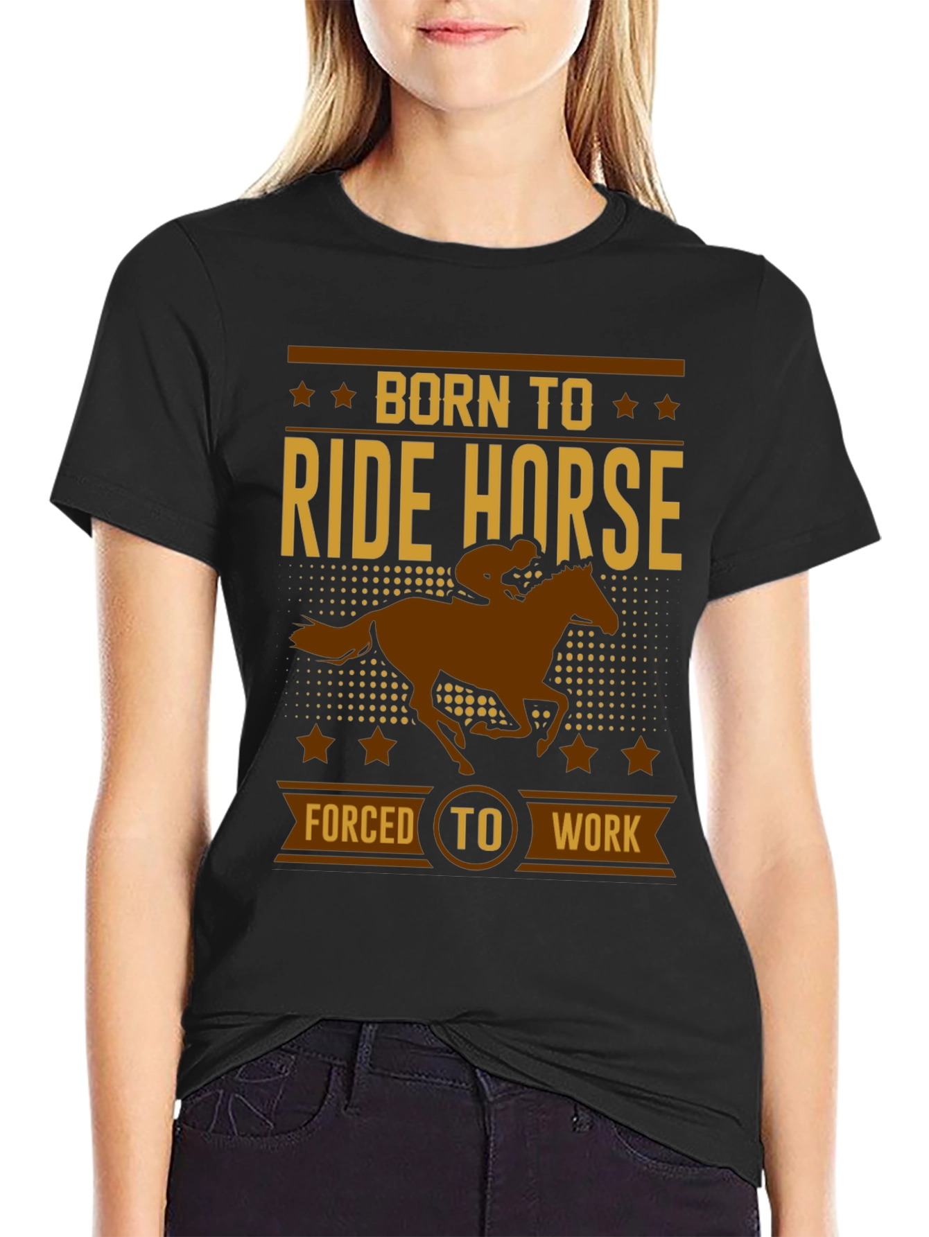 Born to Ride Horse Graphic Tee