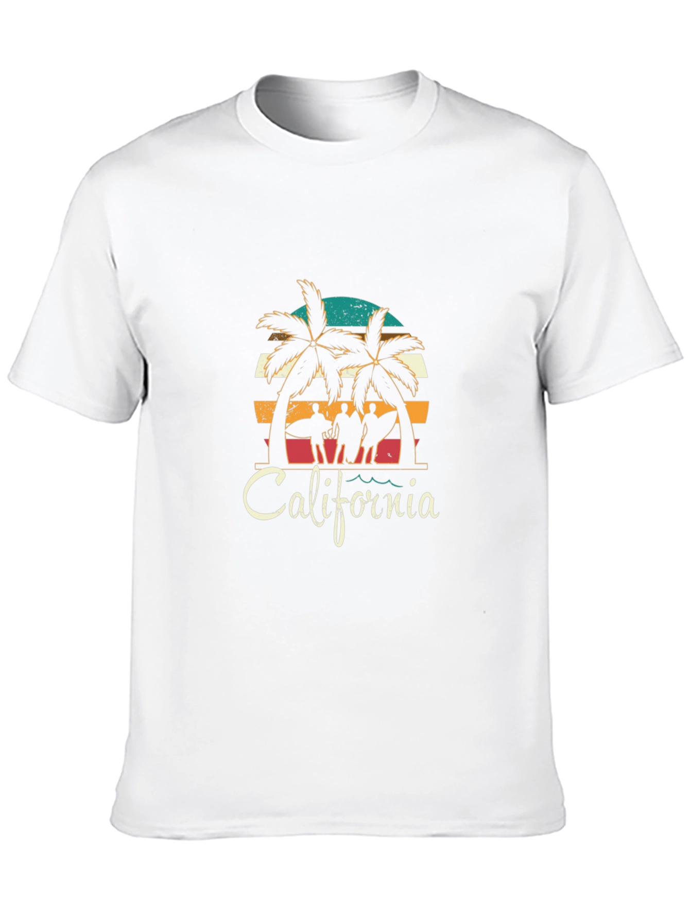 California Surf T-Shirt - Retro Beach Style
